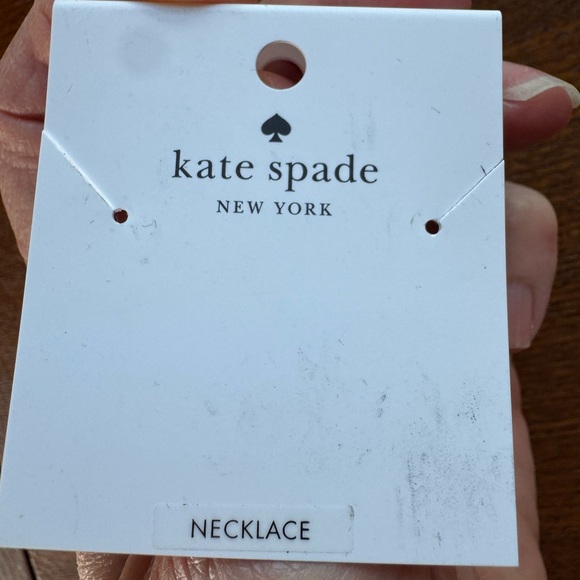 Kate Spade New York "Spot The Spade" Pave Pendant Necklace in Rose Gold NWT - Picture 10 of 13